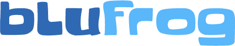 Blufrog Text (dark Background)